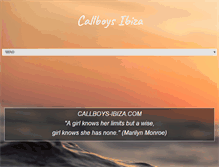 Tablet Screenshot of callboys-ibiza.com